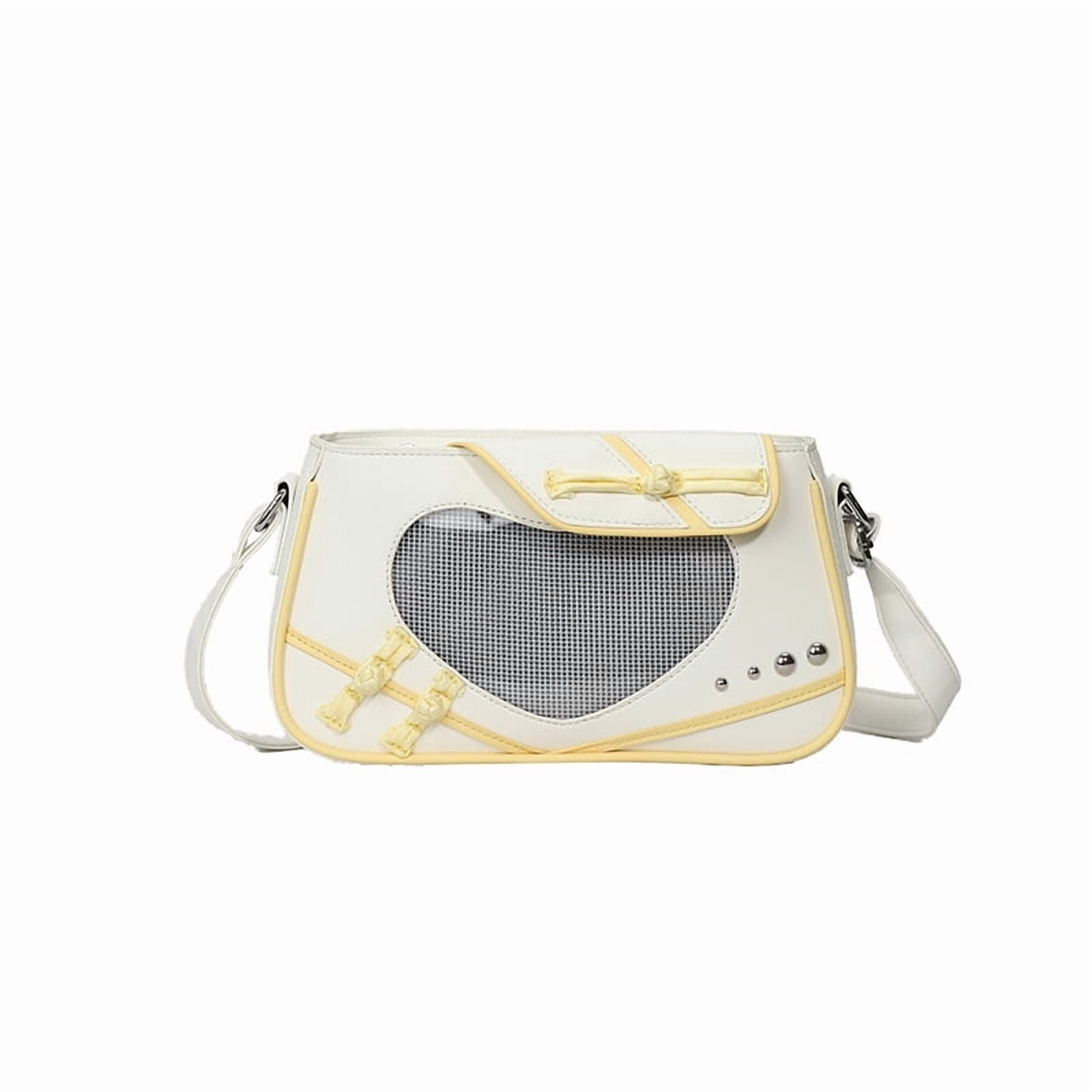Baguery Fairycore Ita Bag - Y2K Aesthetic Anime Crossbody Bag (5.9×10.6×2.8in) Small Capacity Casual Shoulder Bag with Tassels​