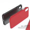 thumbnail image 3 of . Funda ZIZO ZV Sleek para iPhone XS MAX TPU Delgada Roja, 3 of 3