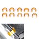 thumbnail image 3 of Hebilla De Bicicleta De Montaña 10 piezas bicicleta bicicleta C-Clips hebilla manguera freno engranaje Cable carcasa guía (oro), 3 of 9