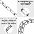 thumbnail image 4 of 1 pcs Bike Chain Lock, Security Chain Lock, Premium Case-Hardened Safety Chain Bicycle Chain Lock for Bike Motorcycle Generator Gate Outdoor Furniture, Cannot Be Cut with Bolt Cutters & Hand Tool, 4 of 7