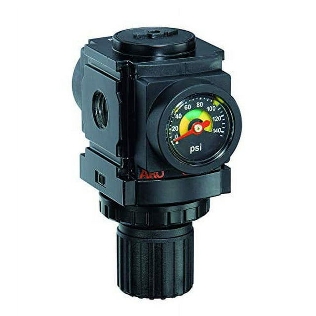 ARO R37341-600-VS Air Regulator 1/2" NPT, w/ Gauge - 250 psi Max Inlet