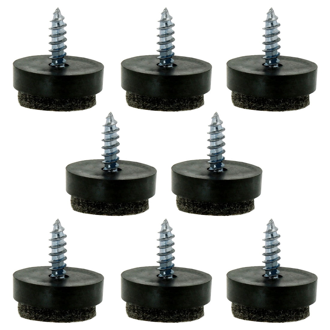 25x25mm//1x1 BTMB 50 Pcs Square Plastic Plug Black Furniture Chair Leg Foot Cover Cap Tubing Inserts End Cap