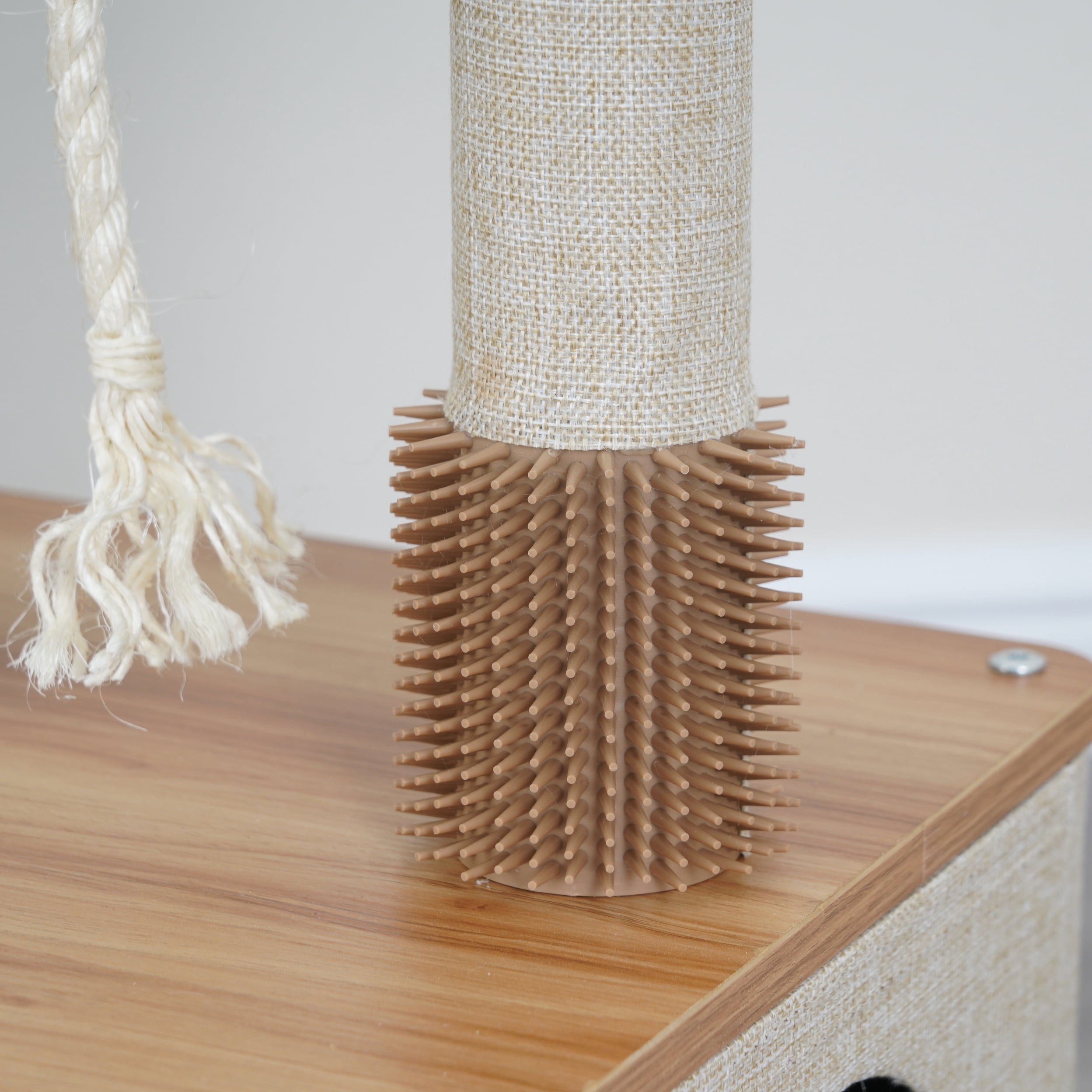 Vibrant Life 4-Level 46" Multi-Functional Cat Tree with Condo, Perch & Sisal Post, Beige