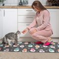 thumbnail image 3 of Gray Christmas Snowman Pattern Kitchen Rugs Sets Of 2,Anti Fatigue Kitchen Mat Rugs Non Slip Washable,Decorative Kitchen Floor Mats for Kitchen,Sink,Laundry,17"x30"+17"x47", 3 of 7
