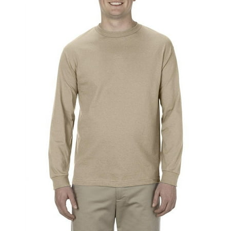 American Apparel – Unisex Heavyweight Cotton Long Sleeve Tee – 1304 – Sand – Size: M American Apparel – Unisex Heavyweight Cotton Long Sleeve Tee – 1304 – Sand – Size: M