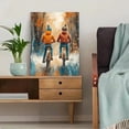 thumbnail image 5 of Qisvanset Framed Canvas Wall Art 12x16 Inch Colorful Biker Animal Kids Nursery Room Wall Decor, 5 of 5