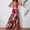 Red, variant on BLTIBY Womens Summer Dress Printed Sleeveless V Neck Camisole Fashion Loose Casual High Split Long Dresses 2025 White M