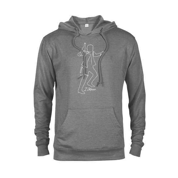 Star Wars Han Solo I Know Couples Valentine’s Day Love - Pullover Hoodie for Adults - Customized-Graphite Heather