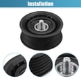 thumbnail image 4 of Accesorio de montaje del tensor de la correa de transmisión, polea tensora No.6612003170/A0002020919/059903341J para Jeep Grand Cherokee 2014-2019, Metal negro, 4 of 7