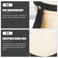 thumbnail image 2 of Instruments de Percussion Adultes Noir pour Performance 1 Ensemble 6x6in, 2 of 9