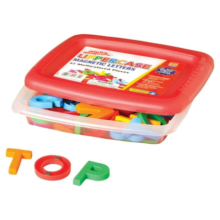 UPC: 0086002016300 | Educational Insights Uppercase Alphamagnets Set of 42 Alphabet Magnetic Letters Ages 3+