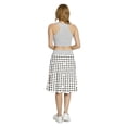 thumbnail image 5 of Women's Hearts Brush Stroke Love A-line Printed Skirt Casual Wear, S, Pale Pink Off White, by Ambesonne, 5 of 6