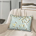 thumbnail image 2 of Pofeuu Bees Print Satin Pillowcase for Hair and Skin Pillow Cases, Silk Pillow Cases, Soft Cooling Pillow Covers, 20x30 Inches（Pillow core not included）, 2 of 7