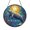 Acrylic 3.5 Inch, variant on Sunny Ocean Manta Ray Suncatcher Round Window Hanging Plaque Art