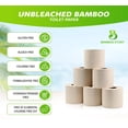 thumbnail image 2 of Papel higiénico Bamboo Story de 3 capas, 12 rollos, 100% sin blanquear, 2 of 7