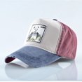 thumbnail image 1 of Unisex Baseball Cap Men Women Fashion Animals Embroidery Snapback Hat Spring Summer Cotton Washed denim Hip Hop Bone Casquette Gao Jinjia LED, 1 of 2