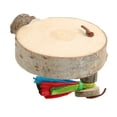 thumbnail image 2 of Percha Redonda Para Jaula De Pájaros Plataforma De Soporte De Madera Redonda Para Pájaros Plataforma De Percha De Jaula De Pájaro Resistente Gruesa Natural Para Cockatiel ANGGREK  Otros, 2 of 8