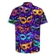thumbnail image 5 of Hombres Botón Arriba Camisas Carnaval Impreso Cuello de Manga Corta, Moda Casual Top para el Ocio Y las Vacaciones, 5 of 9