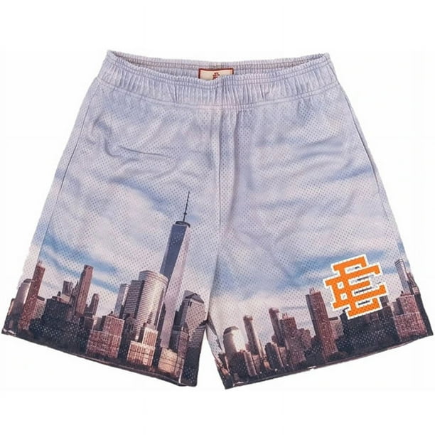 Eric Emanuel EE Basic Short NEW YORK CITY SKYLINE men's casual