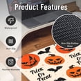 thumbnail image 2 of XMXT Non-Slip Gaming Mouse Pad, Trick or Treat Pumpkin Print Mousepad Computer Keyboard Mats Desk Pads Office Decor Accessories, 15.8"x29.5", 2 of 8