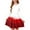 #A18-Red, variant on Abcomgle Girls Long Sleeve Dresses 7-16 A-Line Fall Tshirt Dress Solid Crew Neck Girls Skater Dress Swing Dresses for 4-14t Kids 7-8 Years,Black