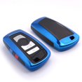 thumbnail image 1 of Car Key Fob Cover Case Protector 1Pcs M-Style Car Key Case Fob Cover Bag Holder Key Chain Key Ring for BMW, 1 of 5