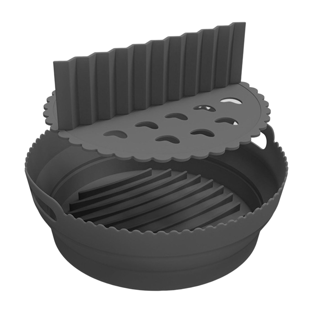 Silicone Pot for Air Fryer Collapsible & Soft Baking Lining Basket with