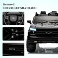 thumbnail image 2 of AOILE 24V Ride On Truck for Ks, Licensed Chevrolet 2-Seater Remote Control Ride-on Toys, Black, 2 of 5