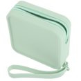 thumbnail image 1 of unbranded Bolsa Para Almacenamiento De Toallas Sanitarias Y Tampones De Silicona Color Verde Claro Para Viaje, 1 of 8