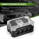 thumbnail image 5 of 4Way Power Distribution Block 0/2/4 AWG Gauge in 4/8/10 Gauge Out Car Audio Connecting for Audio Sp, 5 of 5