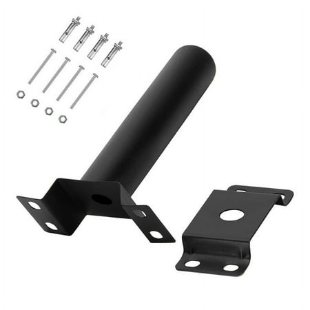 1 * Mounting Brackets Extension Arm for Outdoor Light Fixtures(With mounting screws and tools)-Black