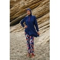 thumbnail image 2 of Woven Navy Burkini Modest Swimwear M2262 USA, 2 of 5