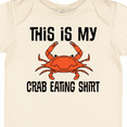 thumbnail image 4 of Inktastic This is My Crab Eating Shirt Boys or Girls Baby Bodysuit, 4 of 5