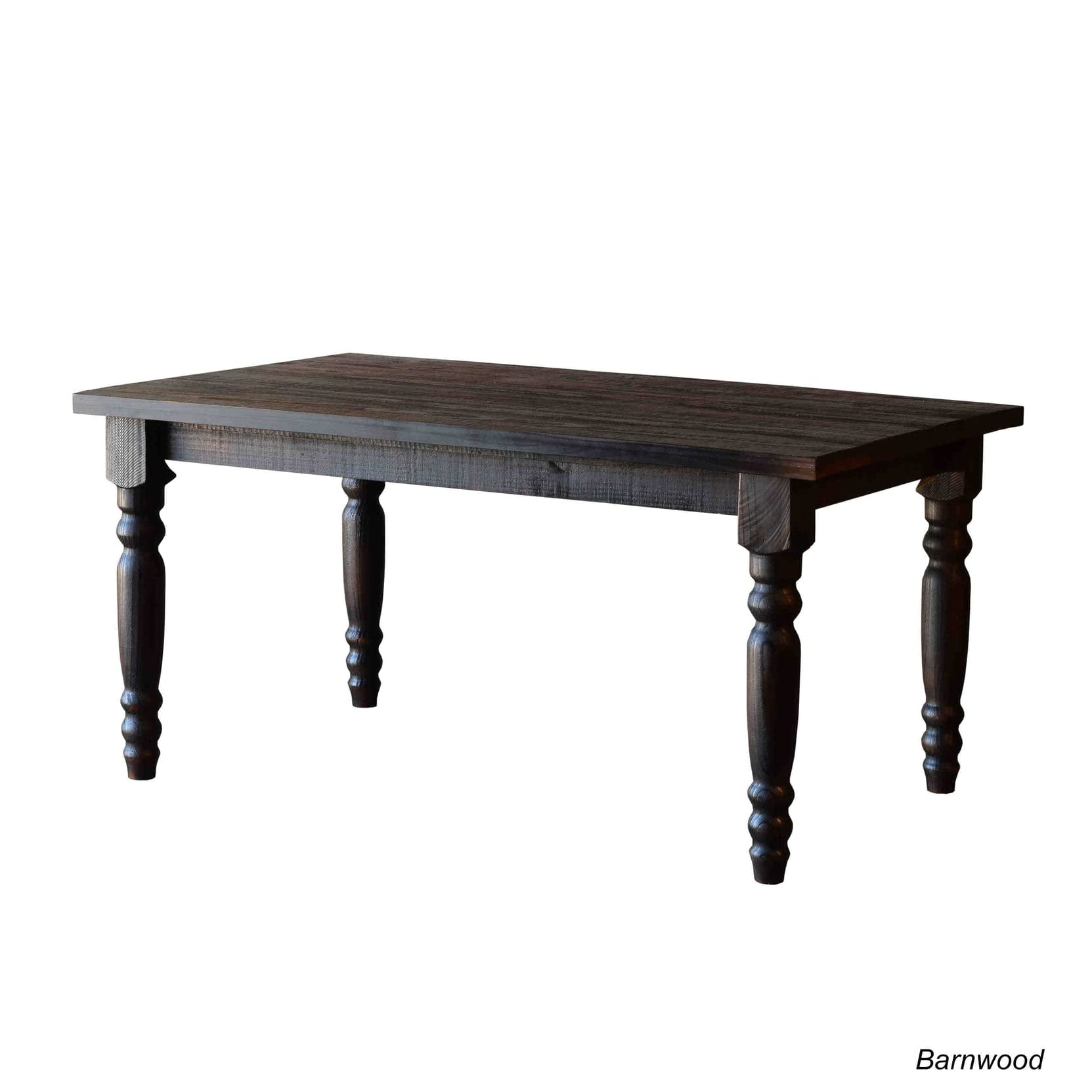 Grain Wood Furniture Valerie Original Solid Wood 63" Dining Table, Barnwood