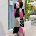 thumbnail image 2 of Robe Longue composition Géométrique 824 Été Robe Femme 2024 Robe Été Robes Dames 2024, 2 of 4