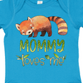 thumbnail image 4 of Inktastic Mommy Loves Me Cute Red Panda Boys or Girls Baby Bodysuit, 4 of 5