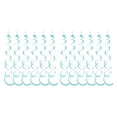 thumbnail image 4 of Becaristey 6piece Swirl Pendant For Graduation Celebration Exquisite Craft Wide Application Wedding PVC Hanging Garland Customized Light Blue 2Set, 4 of 5