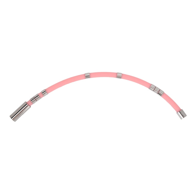 Anti Static Wrist Strap, Pink Waterproof Washable 8 Rings Silicone Bracelet Comfortable Wearing Safe Reliable For Running