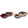 thumbnail image 2 of 1969 Chevrolet Camaro SS with Custom Graphics and 1969 Dodge Charger Daytona Dark Red Psychedelic Seventies MCACN (Muscle Car & Corvette Nationals) Set of 2 Cars Limited Edition to 2004 p, 2 of 4