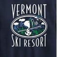 thumbnail image 3 of Peanuts - Snoopy and Woodstock Vermont Ski Resort - Toddler And Youth Crewneck Fleece Sweatshirt, 3 of 6