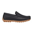 thumbnail image 2 of coXist Kids Toddlers Boys Girls Leather Slip On Loafers Moccasin Boat Dress Shoes, 2 of 7