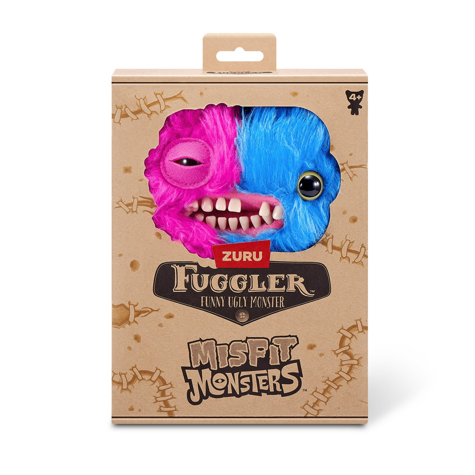 Fuggler Misfit Monsters 9-inch Series 1 (Mr Screech - Pink & Blue
