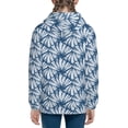 thumbnail image 6 of Kdxio Blue Shells Pattern Kids Boys Girls Zip Up Hoodie 3D Printed Hooded Sweatshirt Hoody Coat with Pocket 7-12 Y-Small, 6 of 6