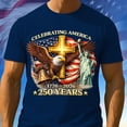 thumbnail image 4 of America 250th Birthday T-Shirt, USA Independence Day Shirt, 1776–2026 Patriotic Tee, American Patriotic Gifts, 4th of July Gifts, 4 of 4