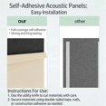 thumbnail image 5 of 12Pack Self-Adhesive Acoustic Panels,Sound Proof Foam Panels, High Density Soundproofing Wall Panels, 5 of 5