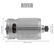 thumbnail image 4 of 14 Teeth DC Motor 18V for Rechargeable Electric Saw Screwdriver, 4 of 5