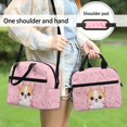 thumbnail image 5 of HUIACONG Cute Puppy and Bone Back Art Removable Shoulder Strap Insulated Lunch Bag for School Outdoor, Soft Comfortable Rugged Insulated Lunch Tote, 5 of 10