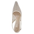 thumbnail image 4 of Sam Edelman Women's Bianka Sling Modern Ivory Mesh Glitz Heels 7.5M, 4 of 5