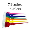 thumbnail image 2 of Professional Salon Hair Dye & Coloring Brush and Tint Bowl Set, 7 Rainbow Application Brushes and Mixing Bowls, 2 of 7