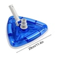 thumbnail image 3 of Ohmyroo Reinforced Pool Vacuum Head Transparent Triangular Suction Tool, 3 of 6